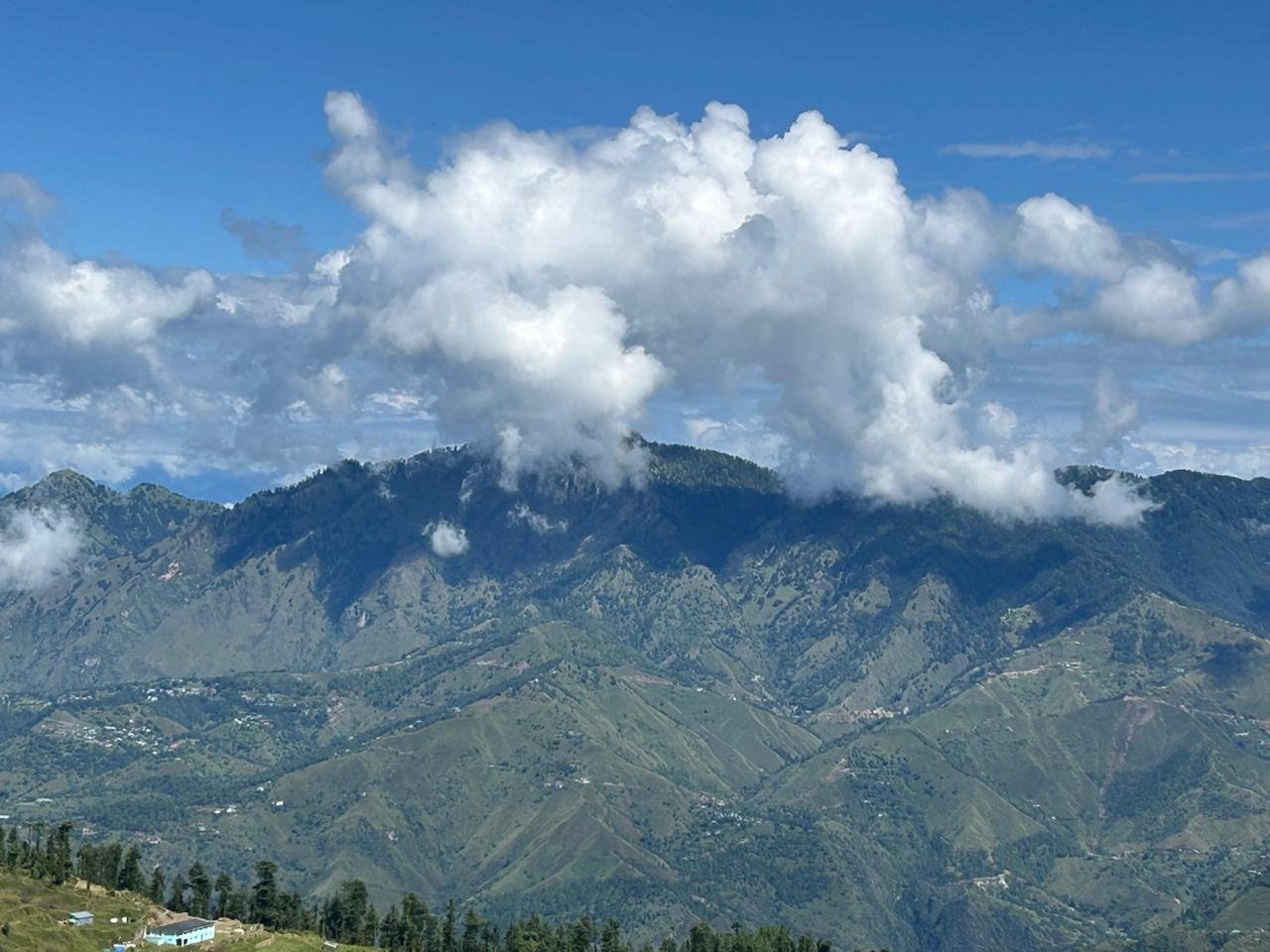 Shali Tibba summit under cloud